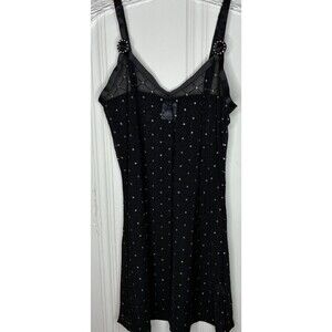 Nick & Sarah Intimates black sheer nightgown Sz S whimsigoth sexy fairycore Y2K